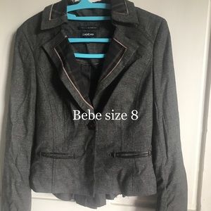 Bebe tweed-ish blazer